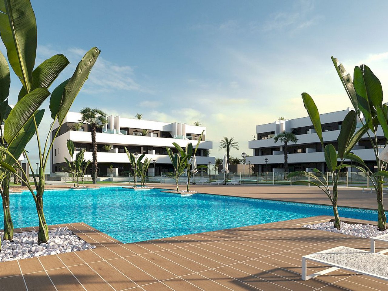 Neubau-Apartment in herrlicher Anlage mit Ferienwohnungen - möbliert!