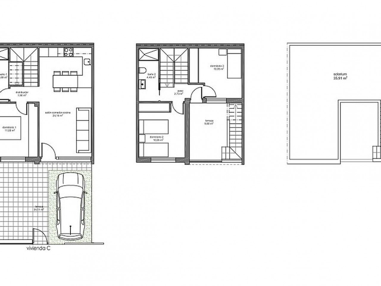 Kleine Neubau-Residenz: Nur 4 Stadthäuser in ruhiger Lage nahe Stadtmitte und Meer