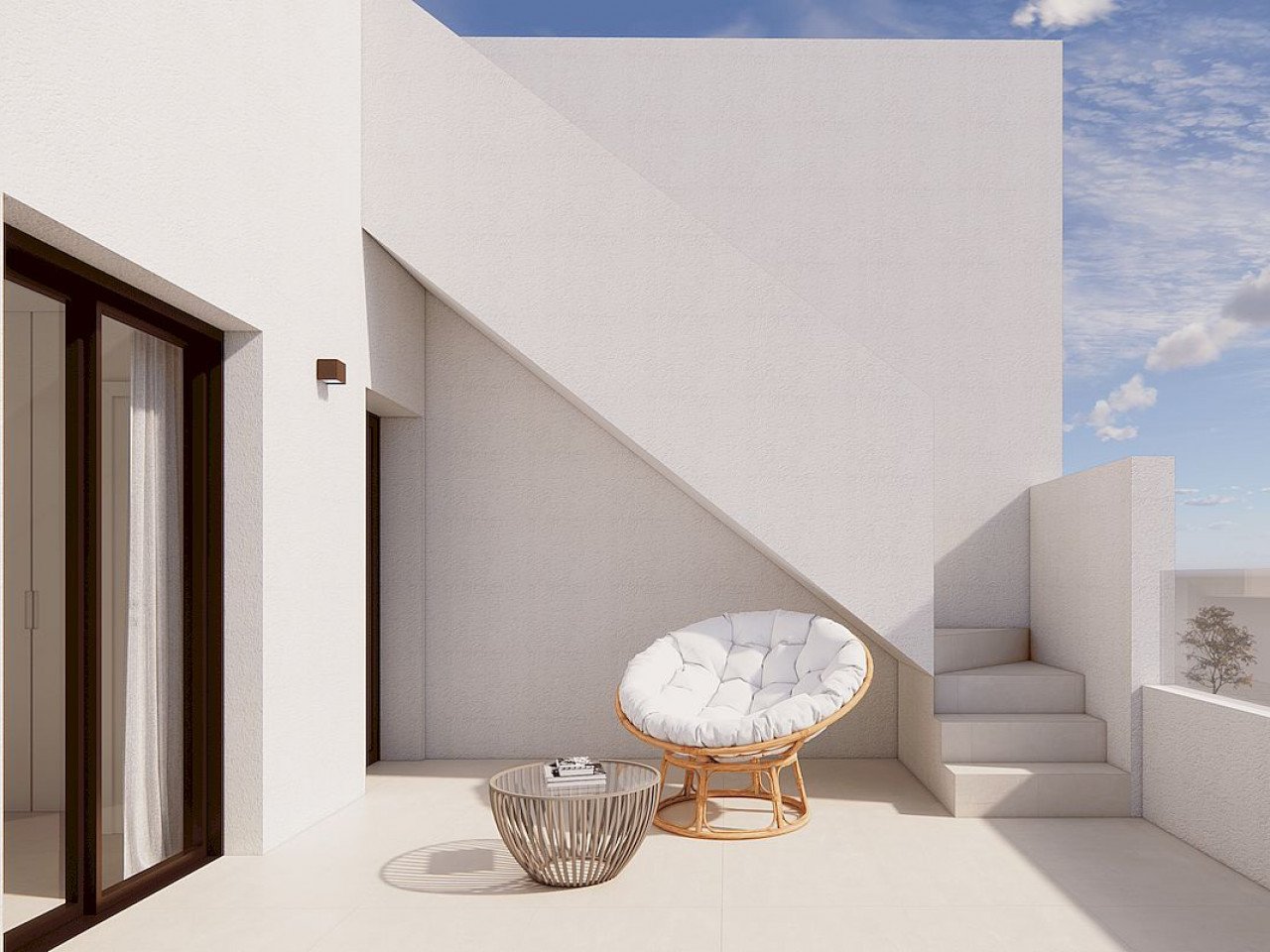 Kleine Neubau-Residenz: Nur 4 Stadthäuser in ruhiger Lage nahe Stadtmitte und Meer