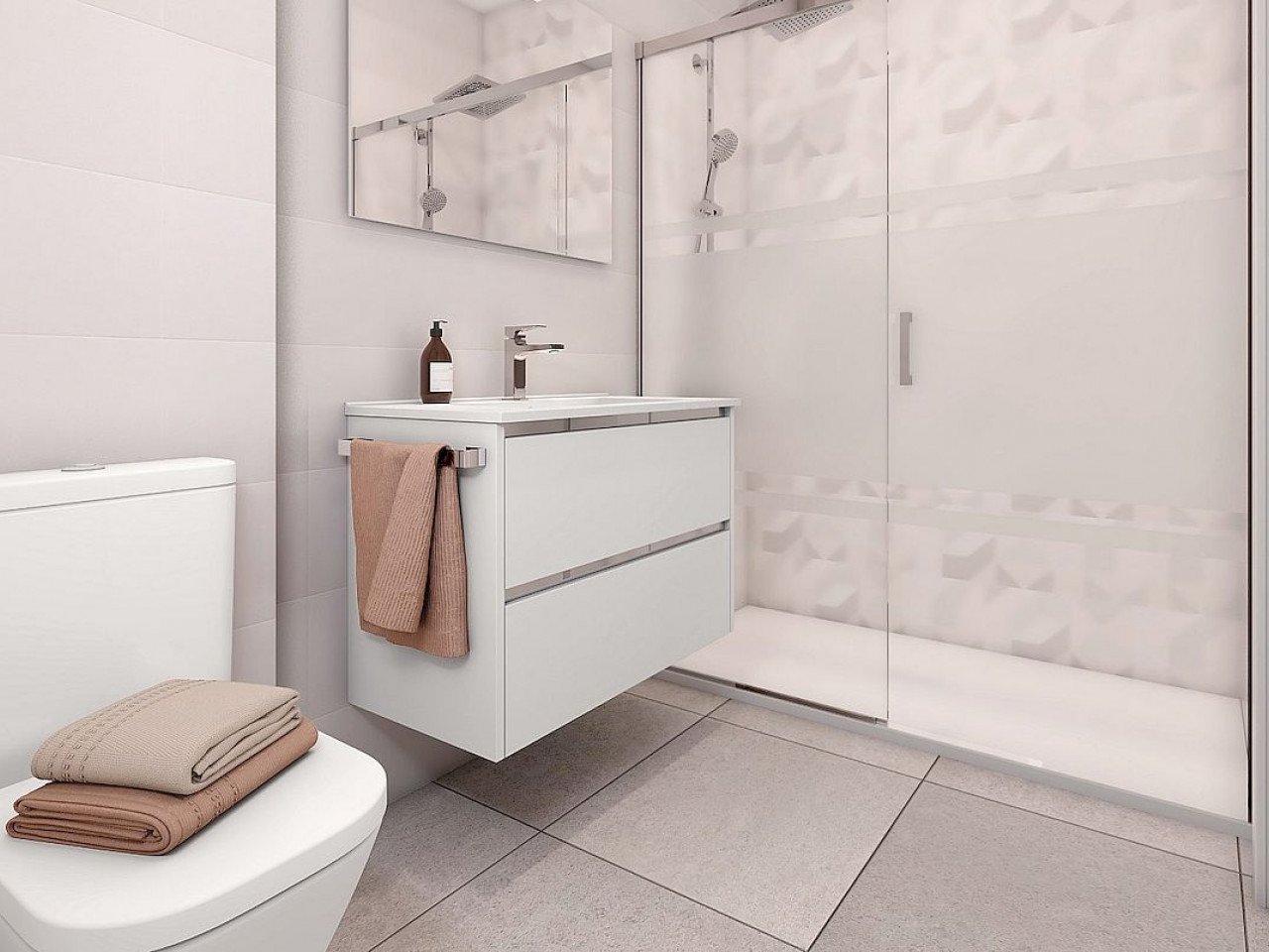 Playa Principe is a new development of one and two-bedroom apartments first-line to the famous La Manga strip. This property comprises of two doubl...