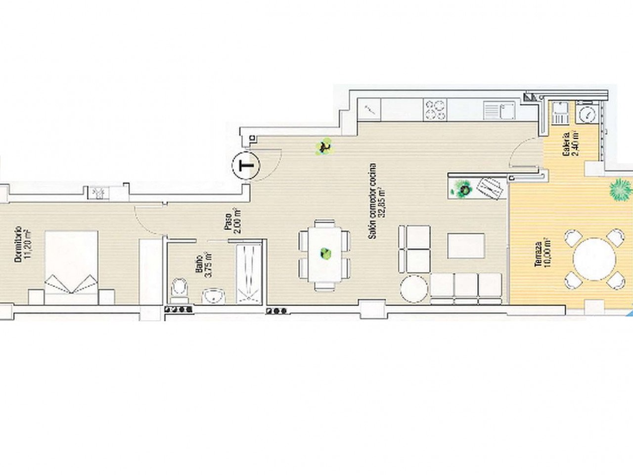 Playa Principe is a new development of one and two-bedroom apartments first-line to the famous La Manga strip. This property comprises of two doubl...