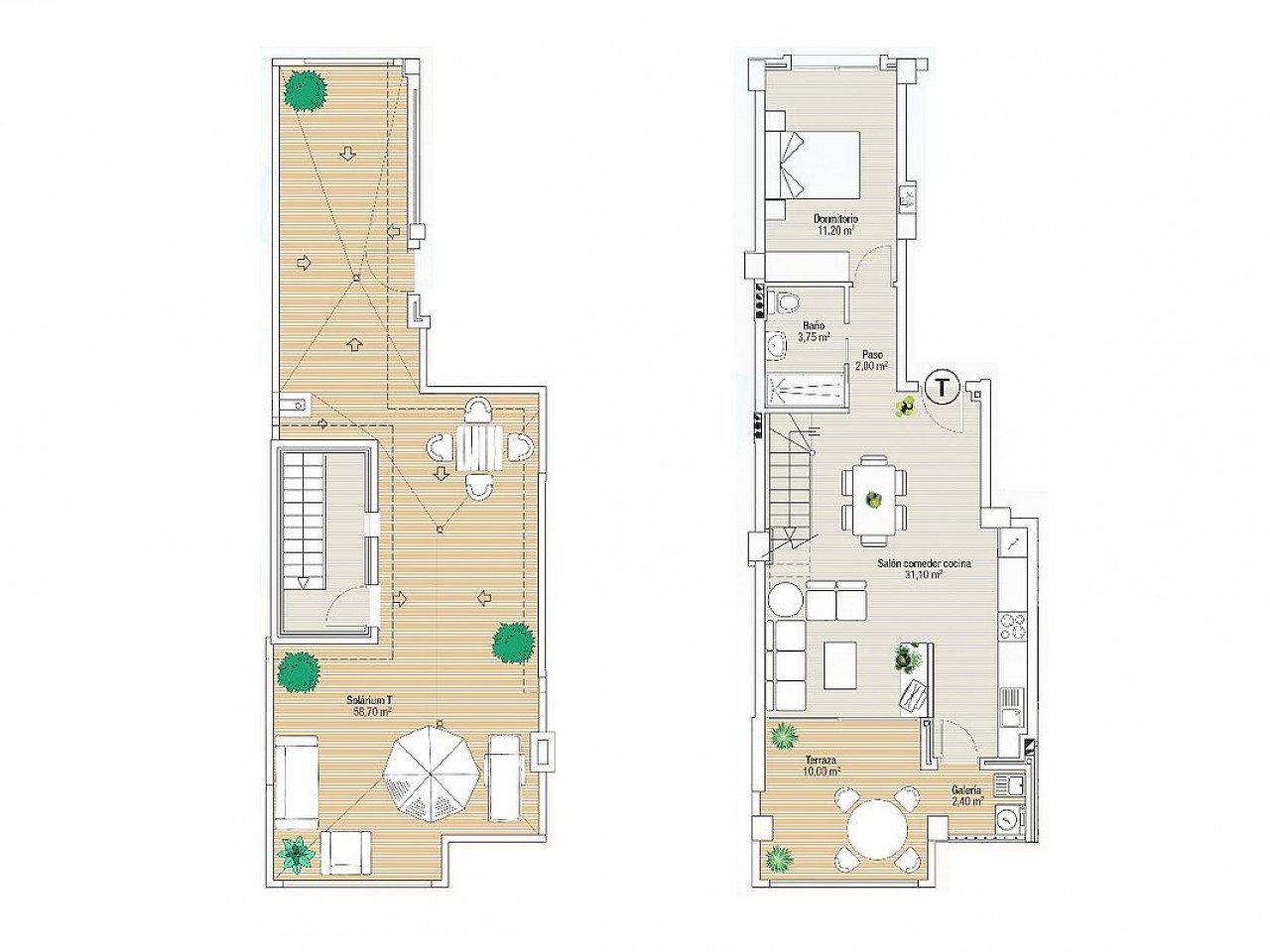 Playa Principe is a new development of one and two-bedroom apartments first-line to the famous La Manga strip. This property comprises of two doubl...