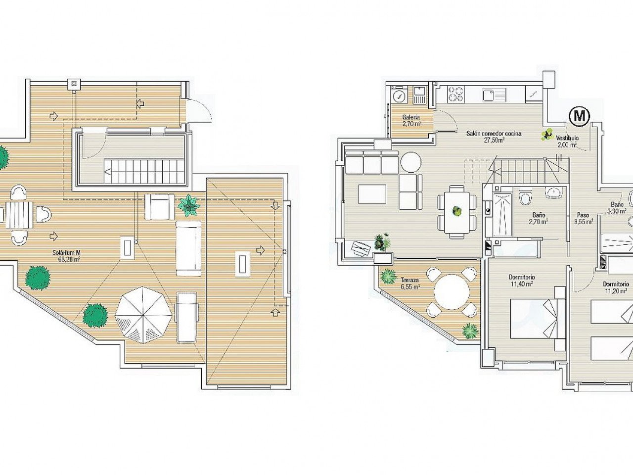 Playa Principe is a new development of one and two-bedroom apartments first-line to the famous La Manga strip. This property comprises of two doubl...