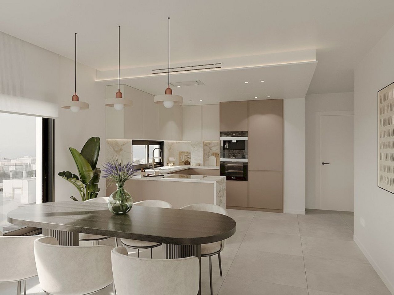 Ballemar VI consists of 33 homes with 2 and 3 bedrooms with swimming pool and solarium with the privilege of having the sea close by in Santa Pola....