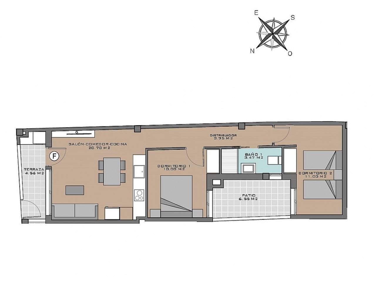 Ballemar VI consists of 33 homes with 2 and 3 bedrooms with swimming pool and solarium with the privilege of having the sea close by in Santa Pola....