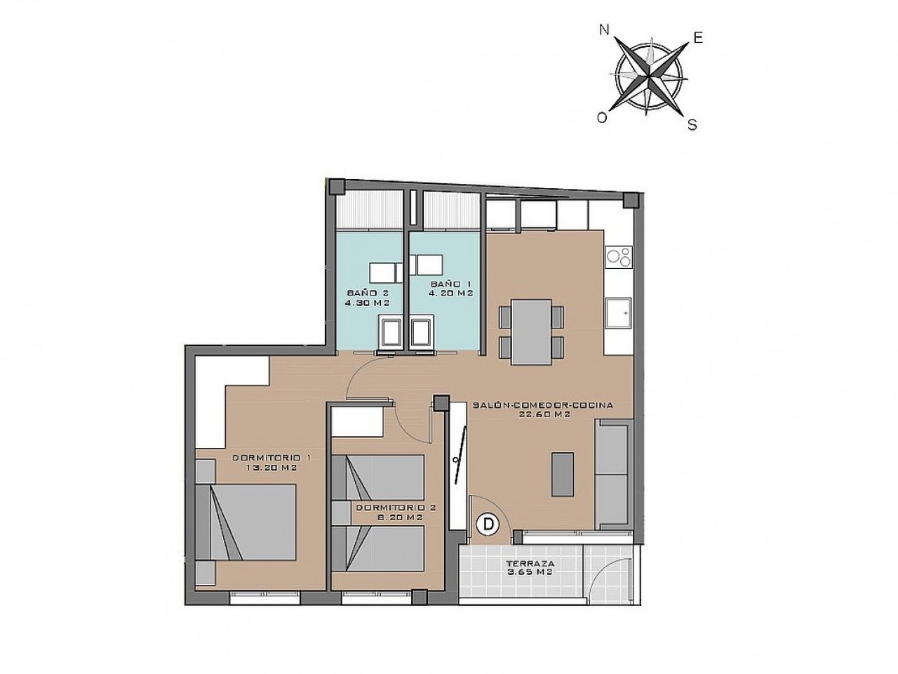 Ballemar VI consists of 33 homes with 2 and 3 bedrooms with swimming pool and solarium with the privilege of having the sea close by in Santa Pola....
