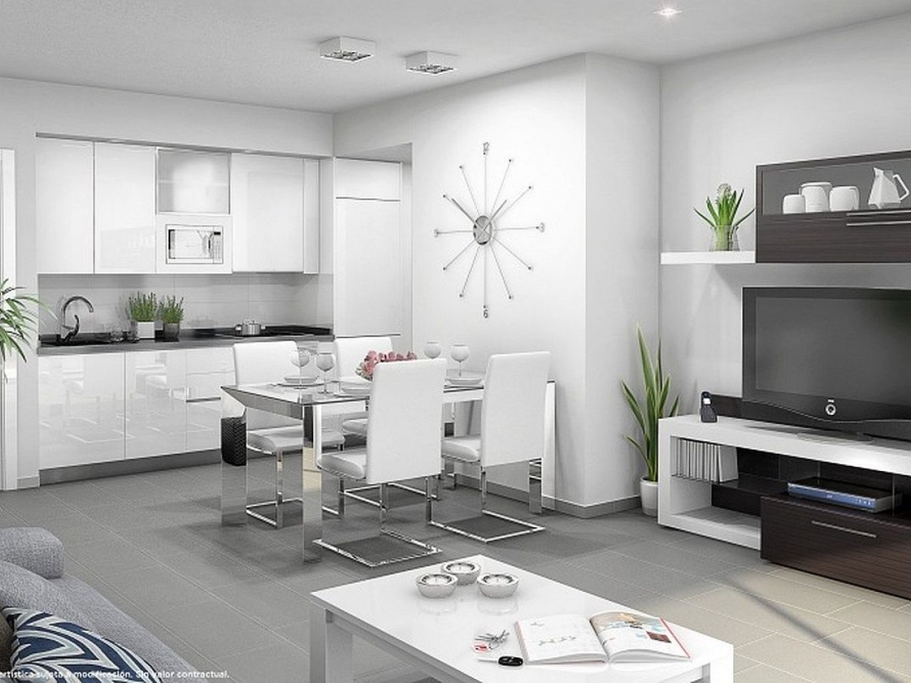 Moderne Neubau-Maisonette - riesige Dachterrasse - Meerblick