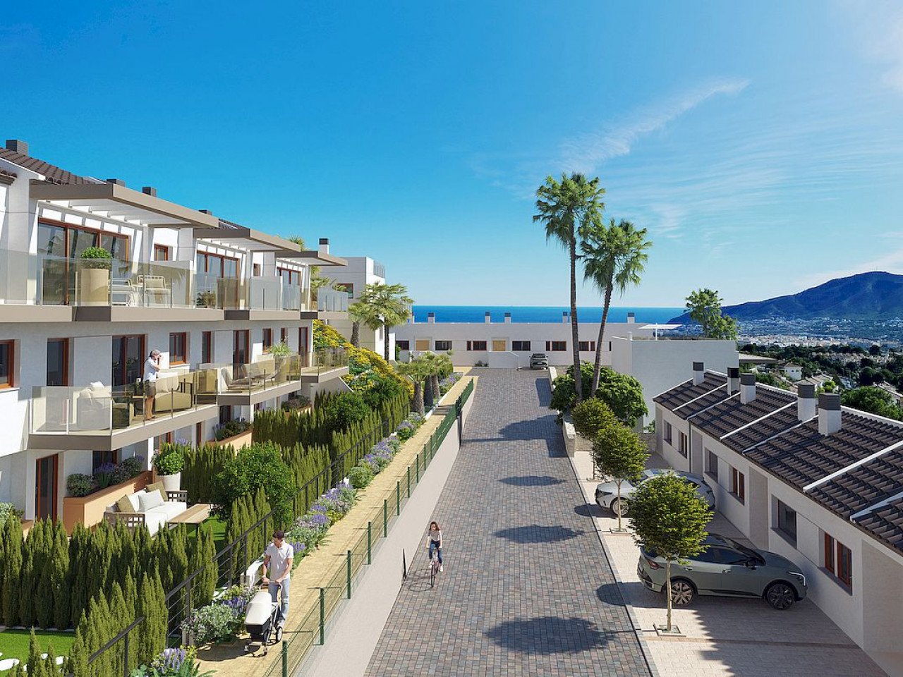 Nwcia Village in La Nucia is a modern residential complex of detached and semi-detached villas located in the beautiful coastal area of La Nucia, a...