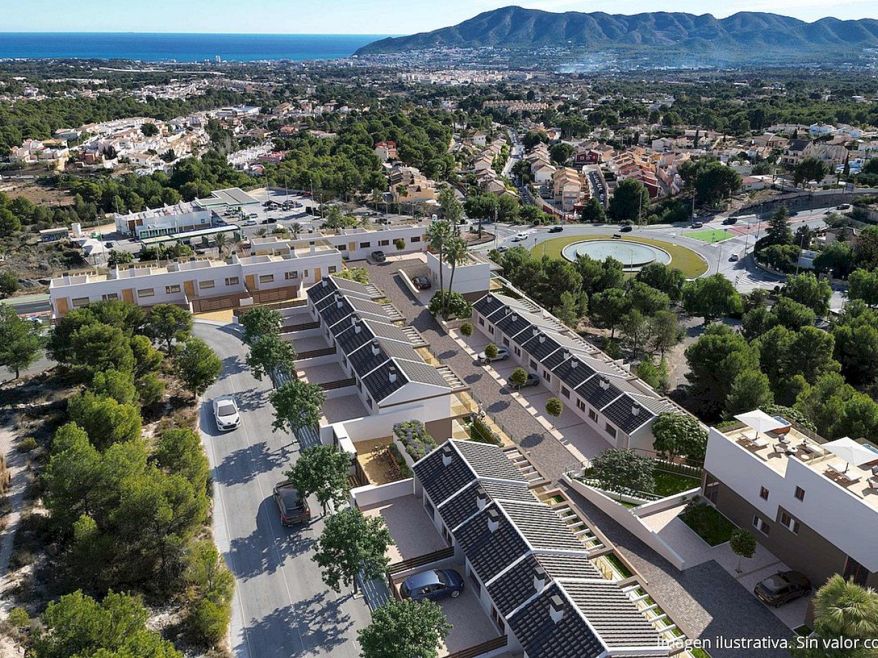 Nwcia Village in La Nucia is a modern residential complex of detached and semi-detached villas located in the beautiful coastal area of La Nucia, a...