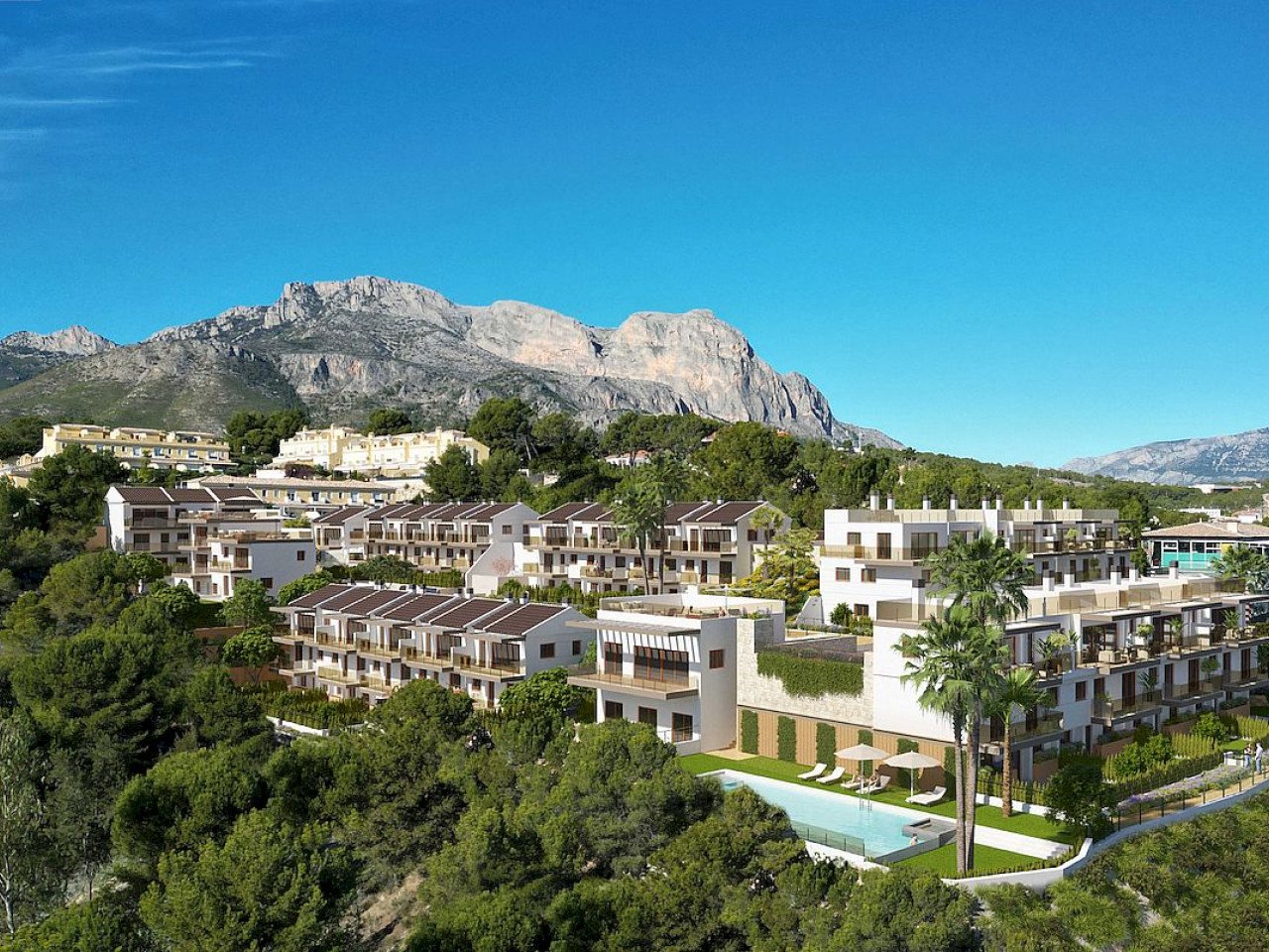 Nwcia Village in La Nucia is a modern residential complex of detached and semi-detached villas located in the beautiful coastal area of La Nucia, a...