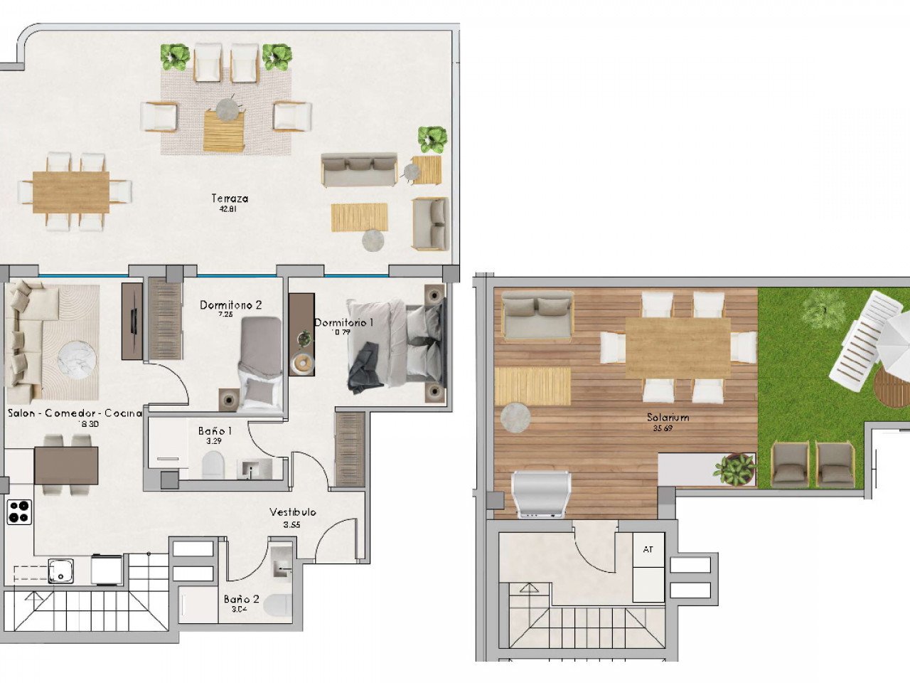 Neubau-Penthouse in einem der schönsten Küstenorte der Costa Blanca