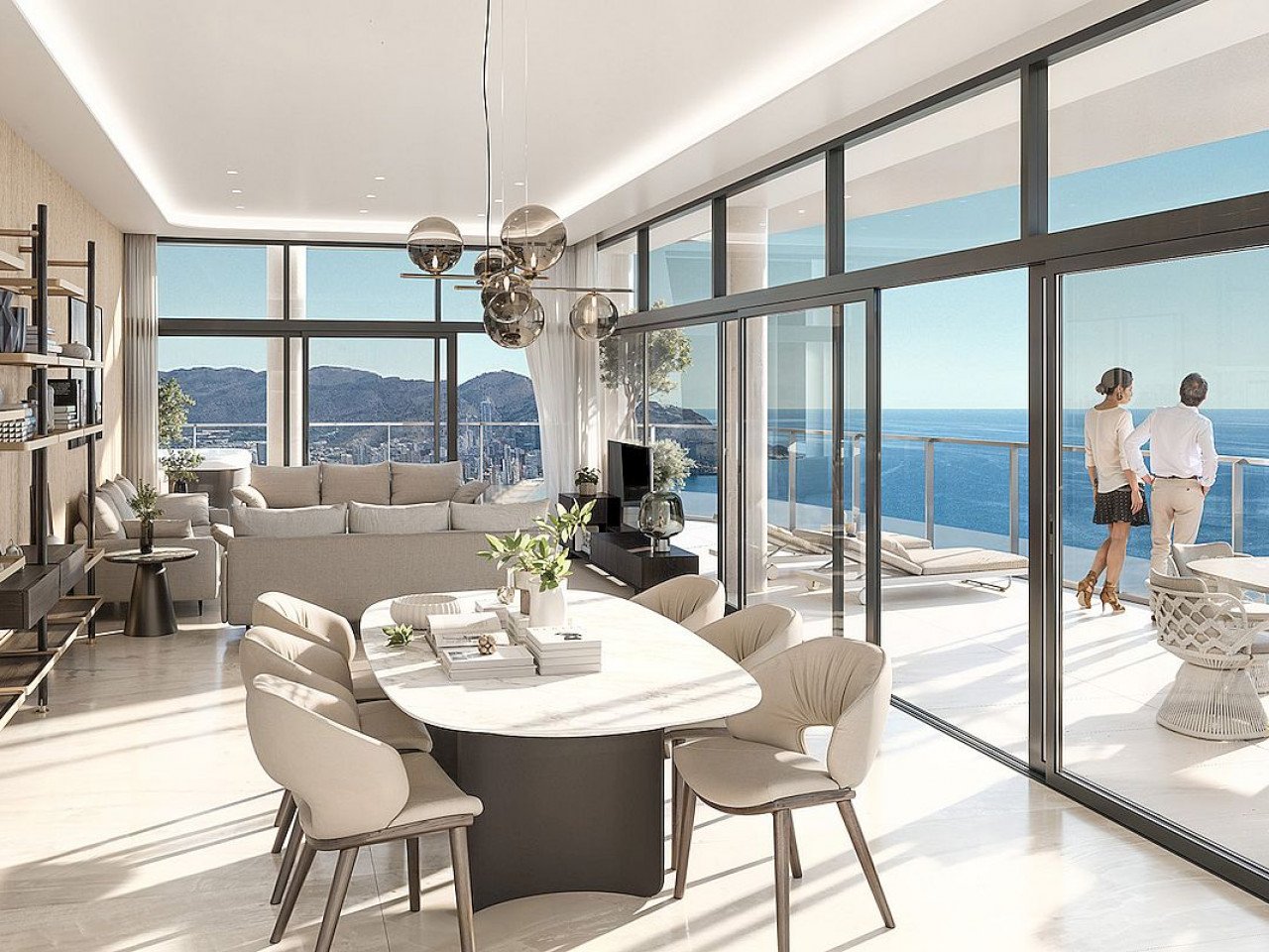 Ultimatives Wohnen am Poniente Strand - höchstes Wohngebäude Europas