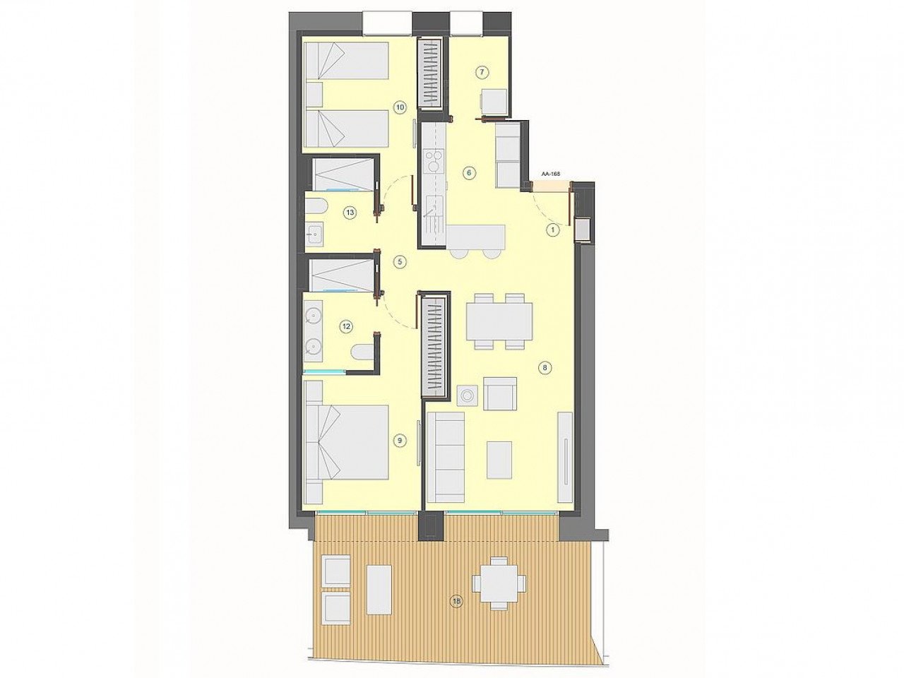 Ultimatives Wohnen am Poniente Strand - höchstes Wohngebäude Europas