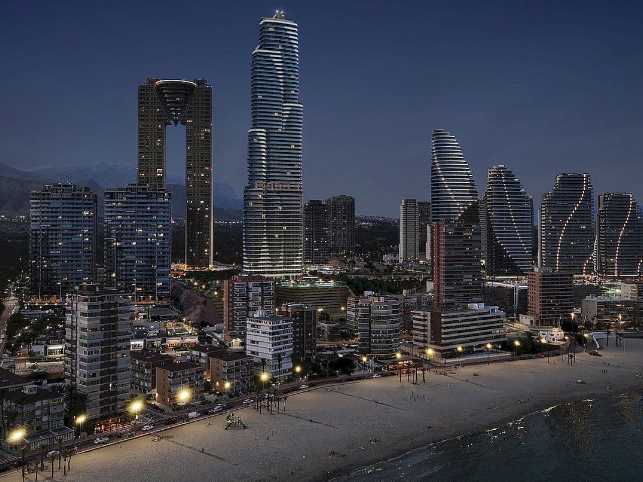 Ultimatives Wohnen am Poniente Strand - höchstes Wohngebäude Europas