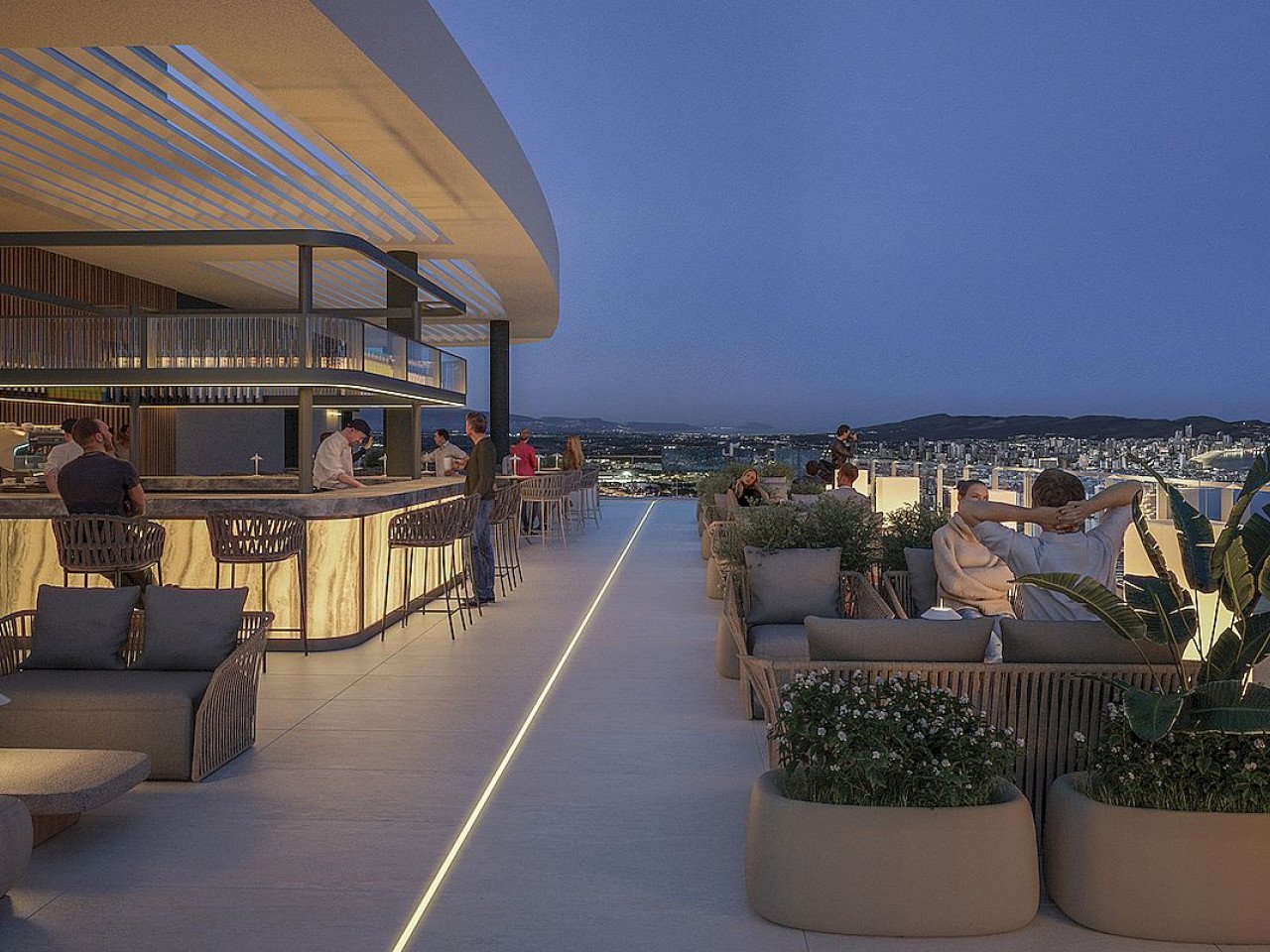 Ultimatives Wohnen am Poniente Strand - höchstes Wohngebäude Europas