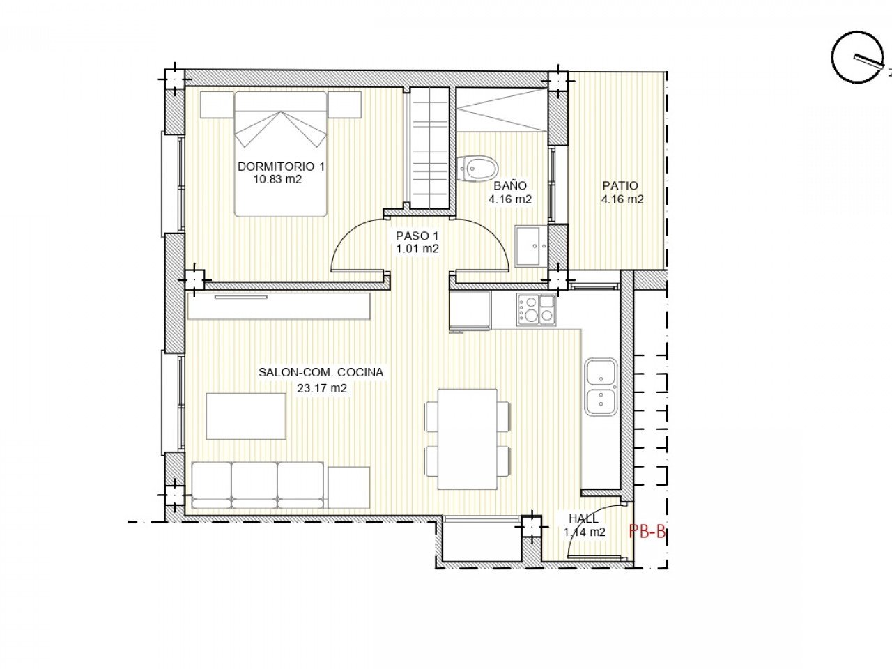 New build apartments located in Central Torrevieja, just 600 m from the beach.

The building consists of only 8 units, featuring 1 and 2-bedroom ap...