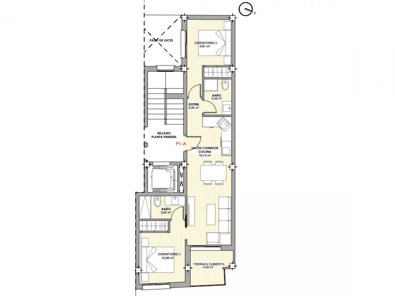 New build apartments located in Central Torrevieja, just 600 m from the beach.

The building consists of only 8 units, featuring 1 and 2-bedroom ap...