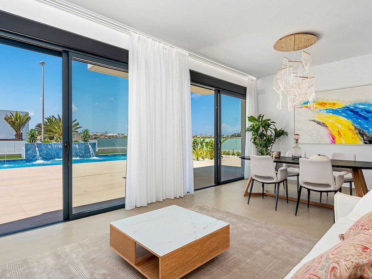 Four-bedroom villa with private pool in Campoamor
The Amay Deluxe is a new development of ultra-modern bespoke villas in the privileged area of Ori...