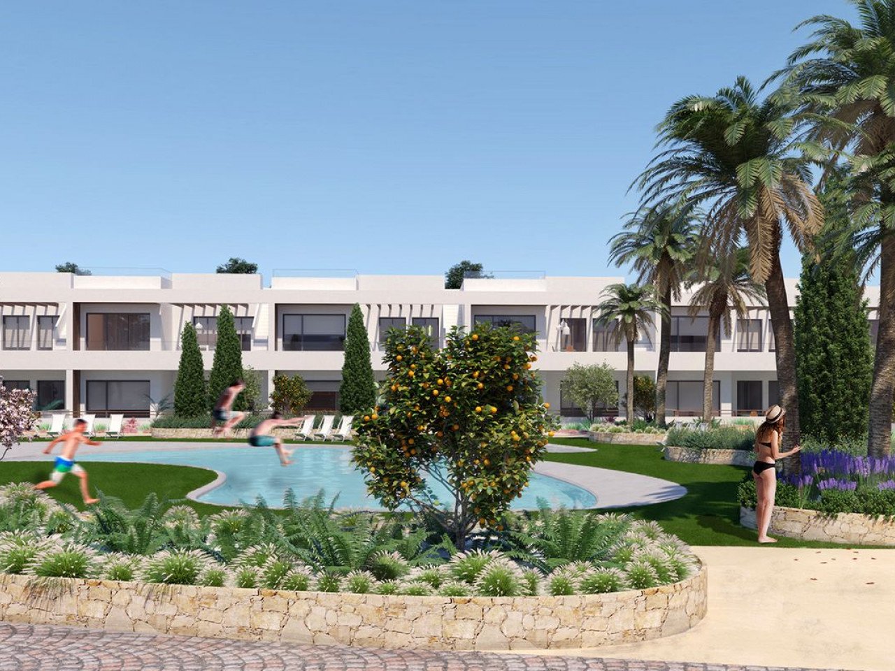 Two-bedroom maisonette in La Veleta in Torrevieja
The Villa Amalia Mediterranean Gardens is a development in the heart of the town of Torreveija, w...