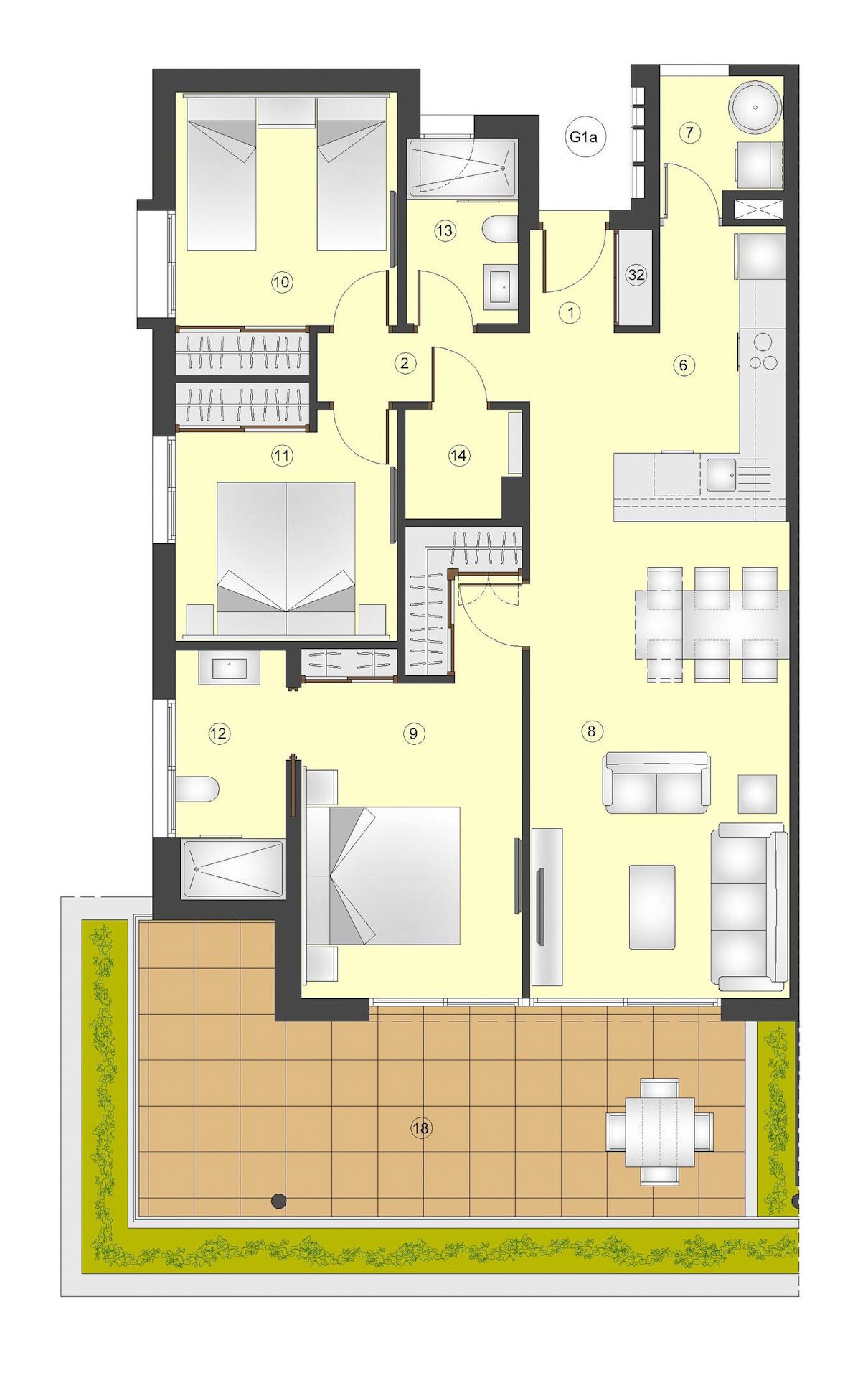 TOP-Anlage: Luxus-Apartment zwischen Lagunen und Meer