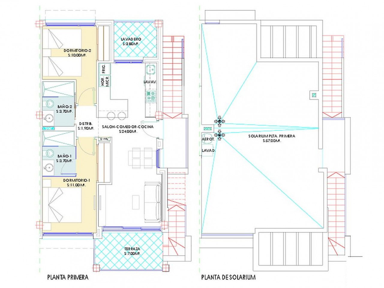 Two and three bedroom maisonettes in Los Balcones
Balcones de Vivi is a brand new development that sits on the slope of a hill with magnificent pin...