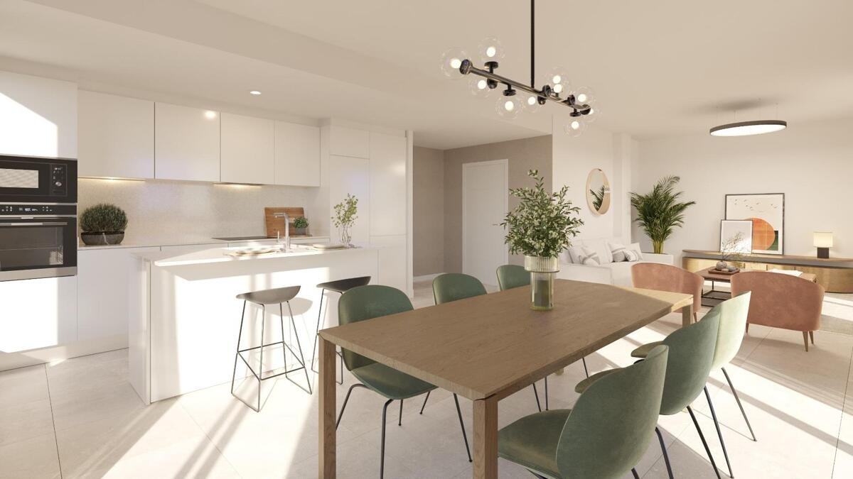 New build, 3 bedroom, 2 bathroom apartment in Estepona