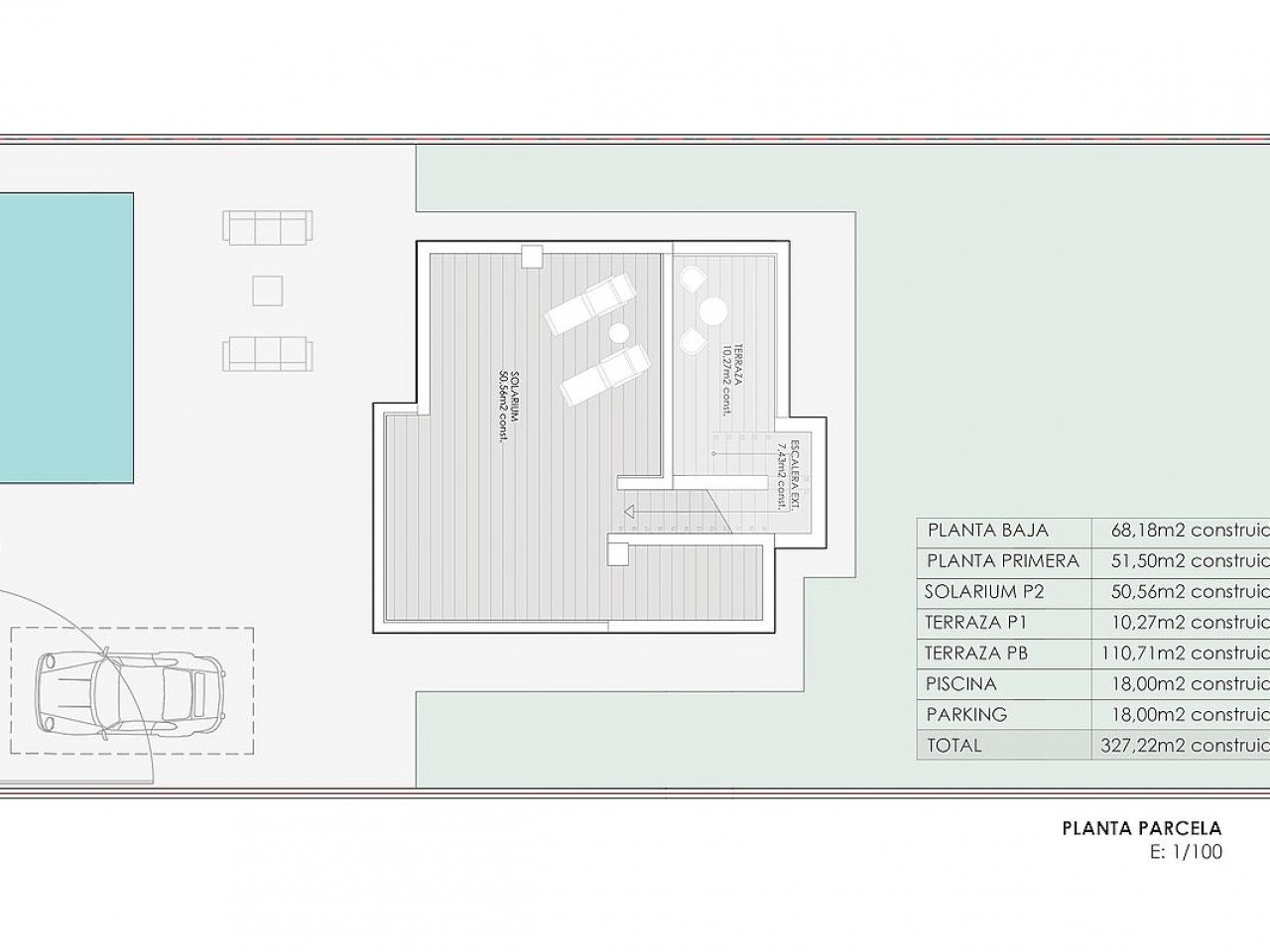 Beautiful luxury villas with phenomenal open sea views with 3 bedrooms and 3 bathrooms on a mountain hill at 5 km from El Campello beach. 

They ha...