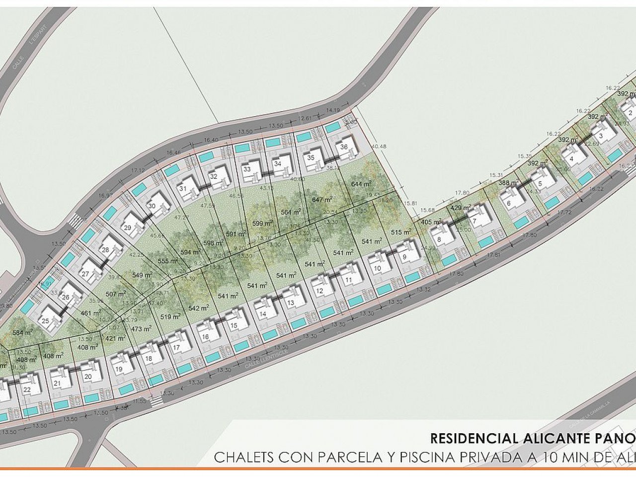 Beautiful luxury villas with phenomenal open sea views with 3 bedrooms and 3 bathrooms on a mountain hill at 5 km from El Campello beach. 

They ha...