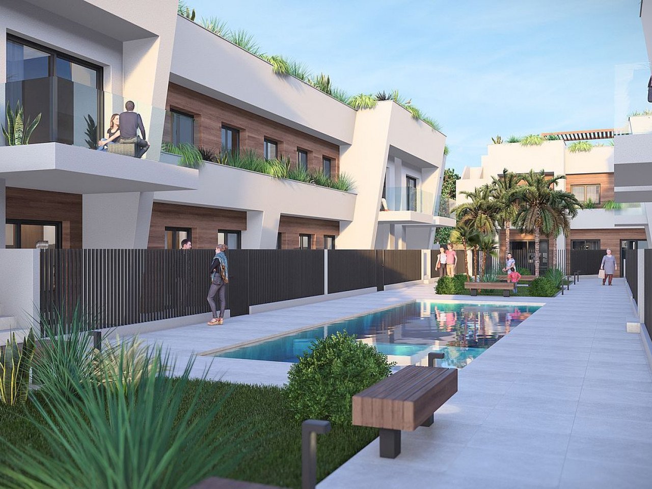 Stilvoller Neubau-Komplex im Herzen der Stadt, 10 Minuten zum Meer