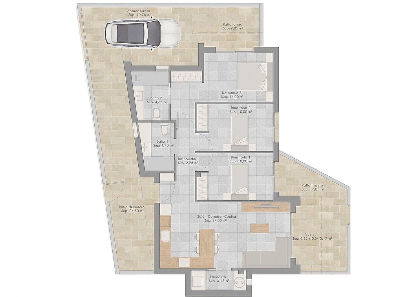 Stilvoller Neubau-Komplex im Herzen der Stadt, 10 Minuten zum Meer