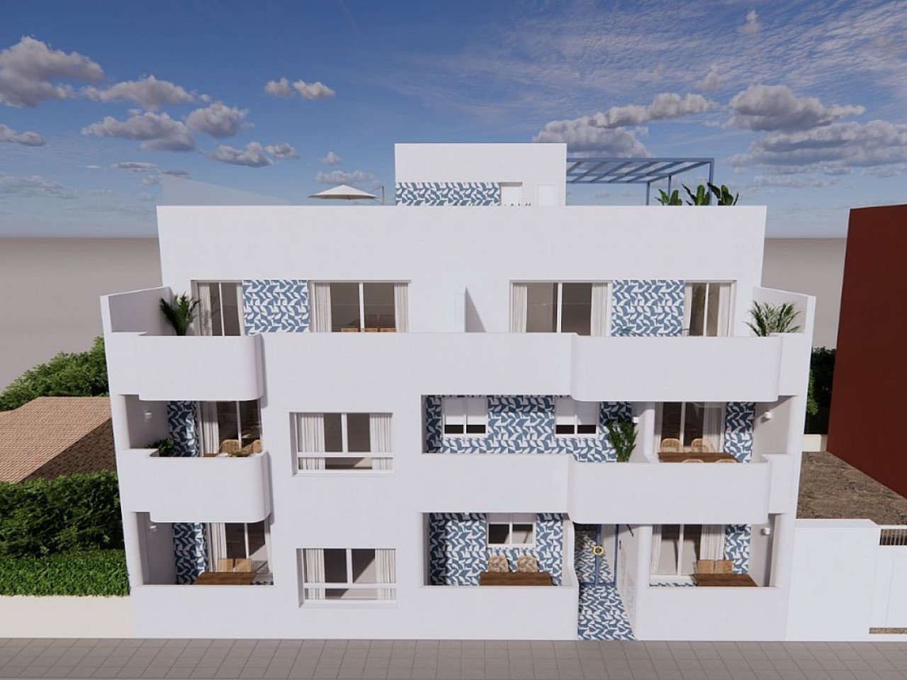 New residential project of apartments in Torre de la Horadada, ideally located just 140 metres from the beach and next to the marina.

This exclusi...