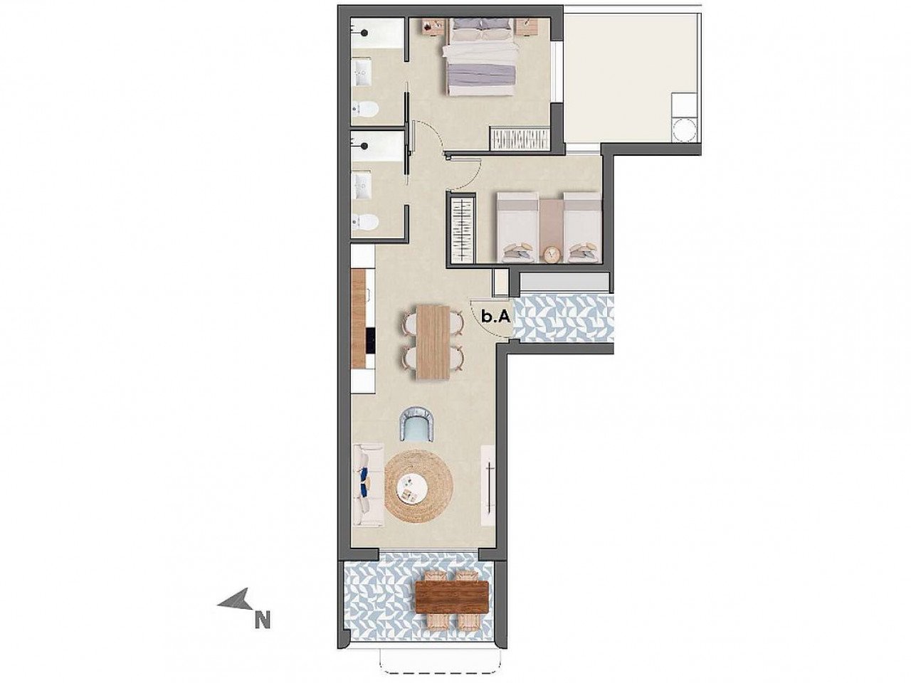 New residential project of apartments in Torre de la Horadada, ideally located just 140 metres from the beach and next to the marina.

This exclusi...