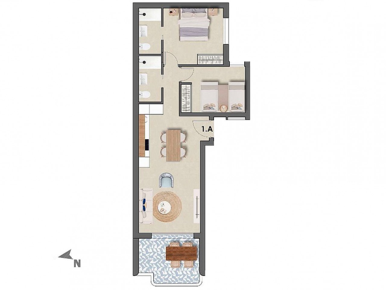 New residential project of apartments in Torre de la Horadada, ideally located just 140 metres from the beach and next to the marina.

This exclusi...