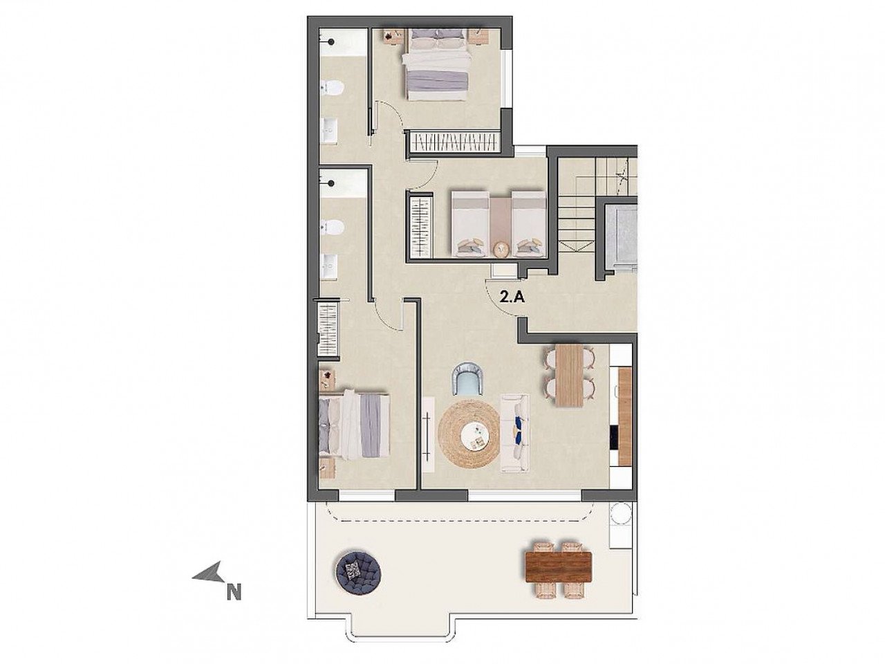 New residential project of apartments in Torre de la Horadada, ideally located just 140 metres from the beach and next to the marina.

This exclusi...