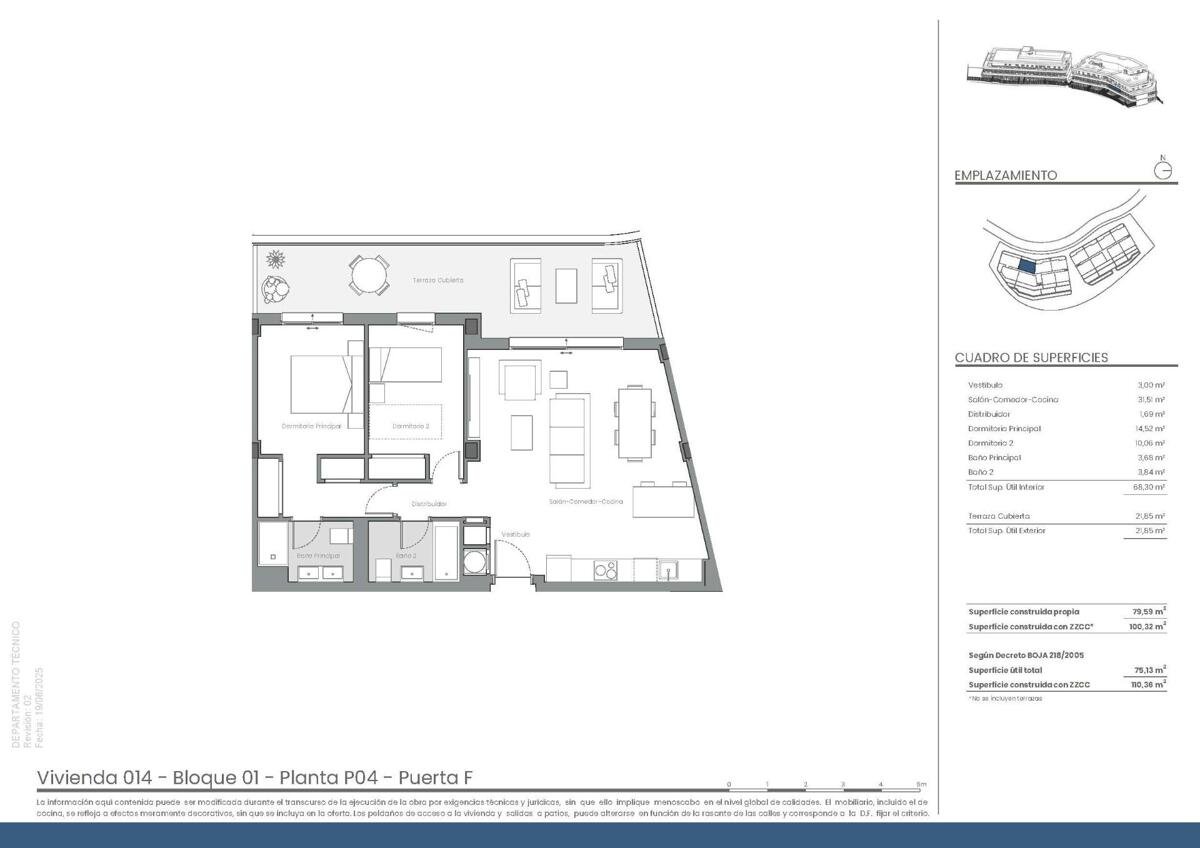 New build, 2 bedroom, 2 bathroom apartment in Estepona