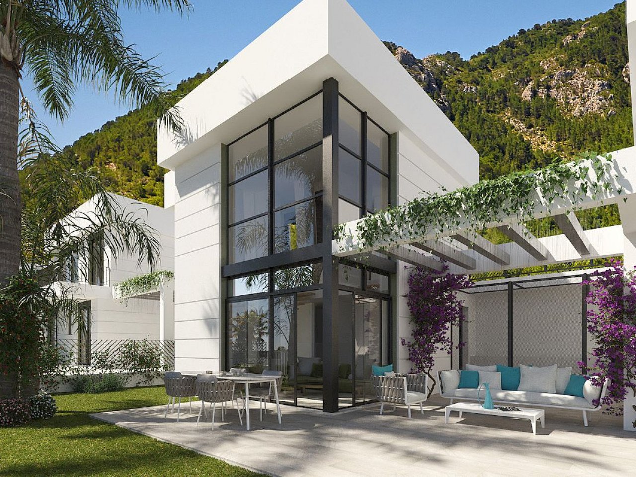 Neubau-Wohnanlage in Polop Hills - Villen mit 2 oder 3 Schlafzimmern