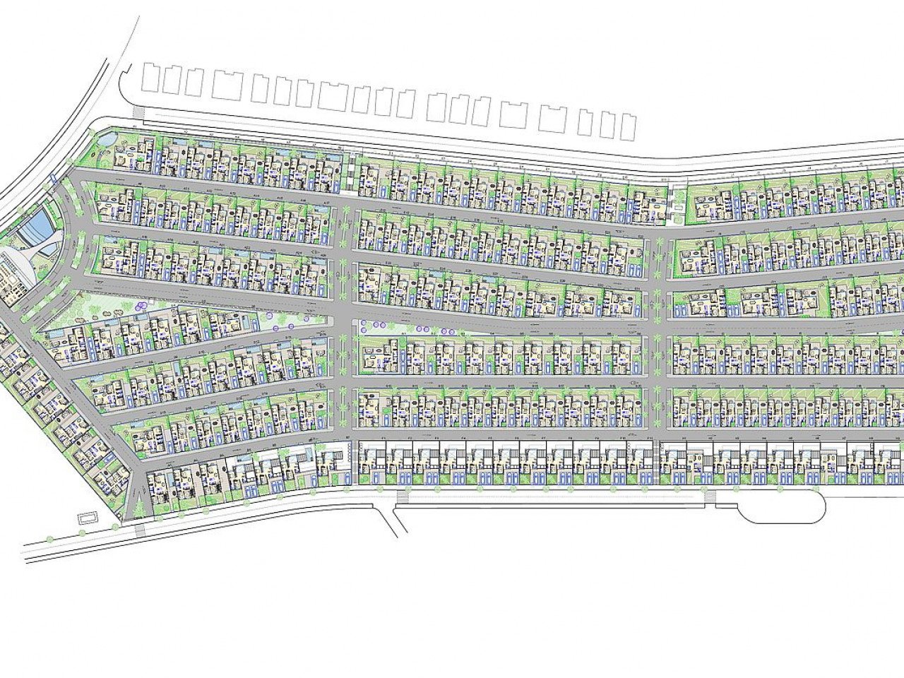 Neubau-Wohnanlage in Polop Hills - Villen mit 2 oder 3 Schlafzimmern