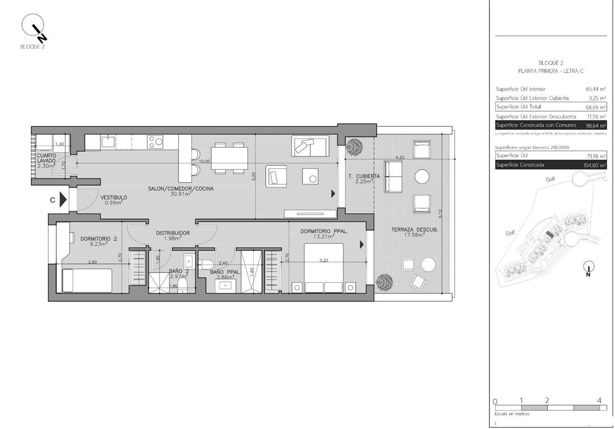 New build, 2 bedroom, 2 bathroom Apartment in La Línea de la Concepción