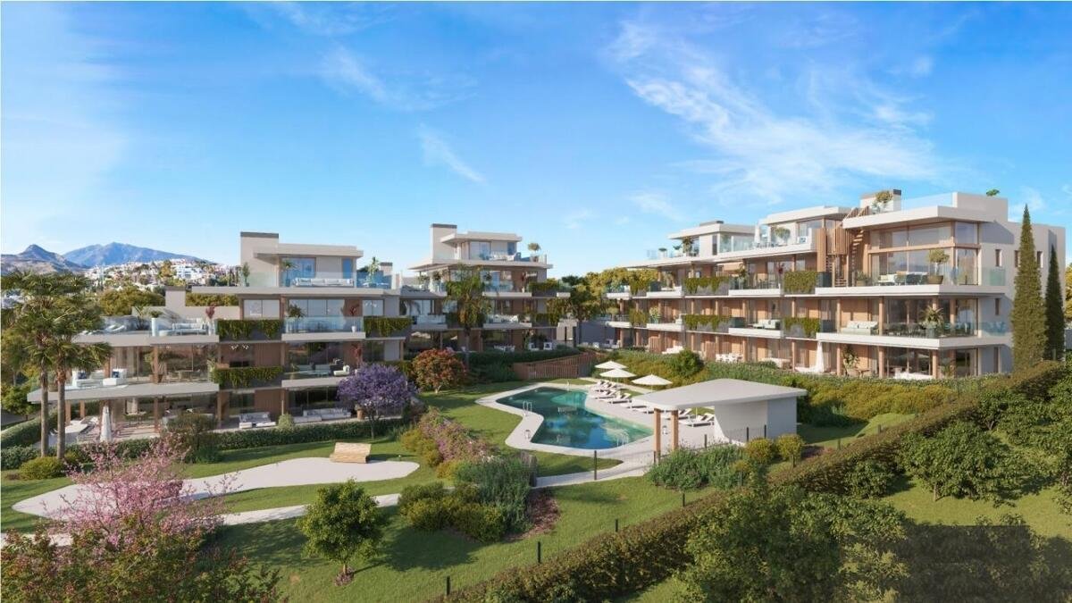 New build, 3 bedroom, 3 bathroom ground floor apartment in Estepona