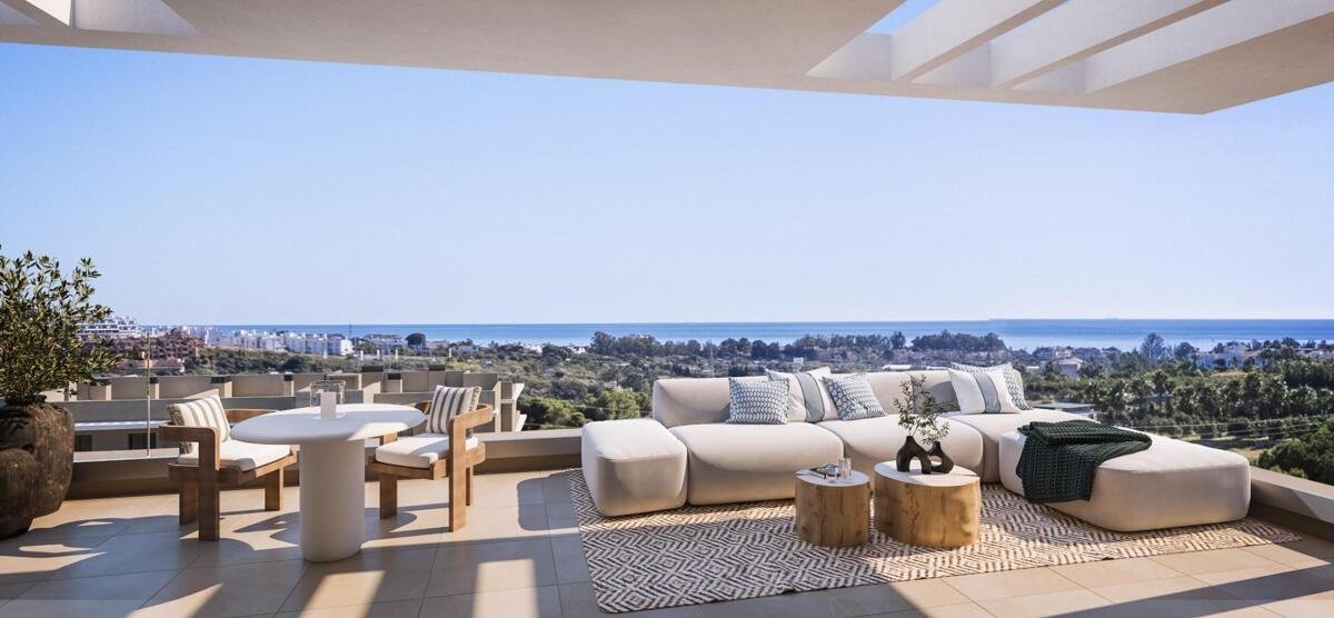 New build, 3 bedroom, 2 bathroom penthouse in Estepona