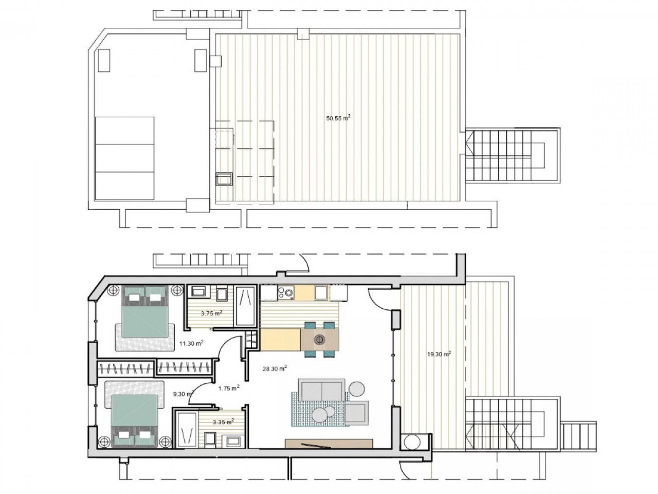 Rainbow Your Place ist eine luxuriöse neue Wohnanlage mit Apartments - 2 oder 3 Schlafzimmer