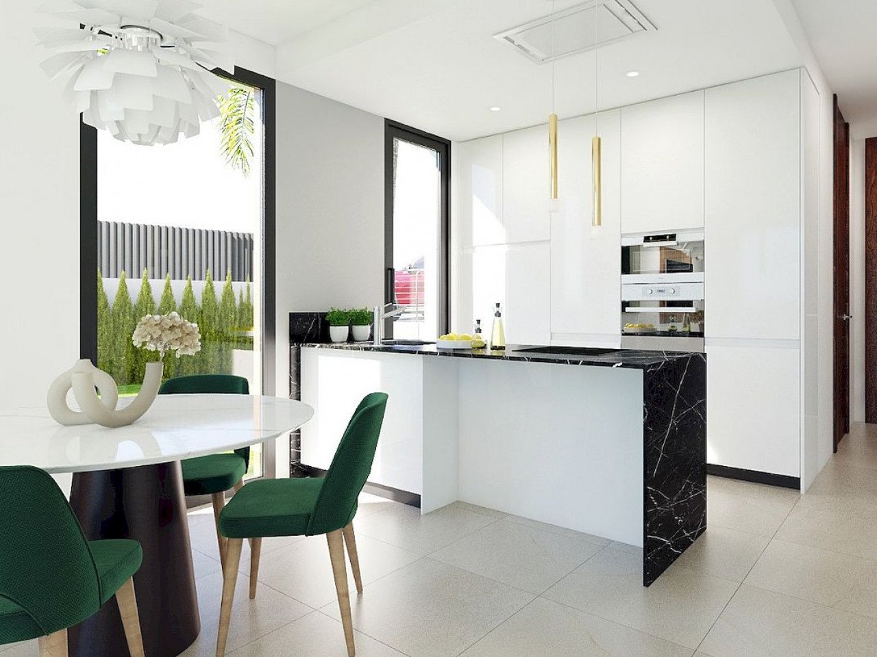 Neubau-Stadthaus in der exklusiven Urbanisation Sierra Cortina