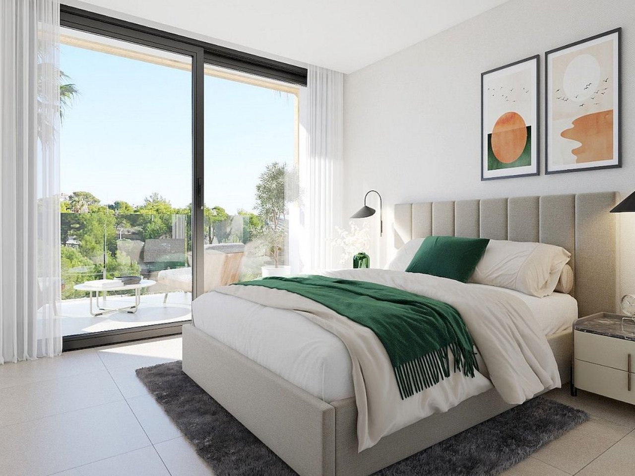 Neubau-Stadthaus in der exklusiven Urbanisation Sierra Cortina