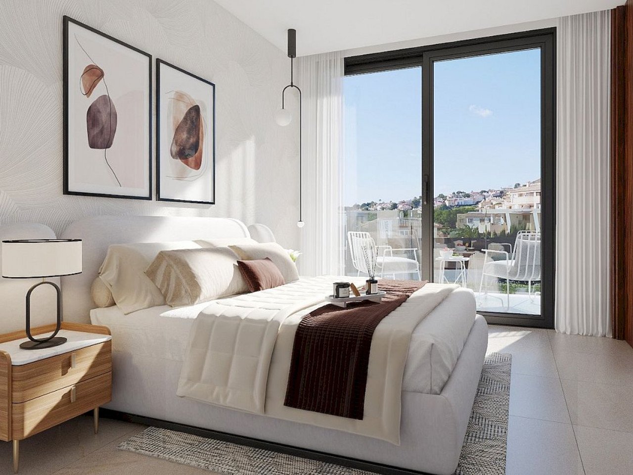 Neubau-Stadthaus in der exklusiven Urbanisation Sierra Cortina