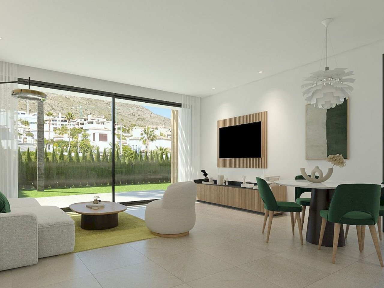 Neubau-Stadthaus in der exklusiven Urbanisation Sierra Cortina