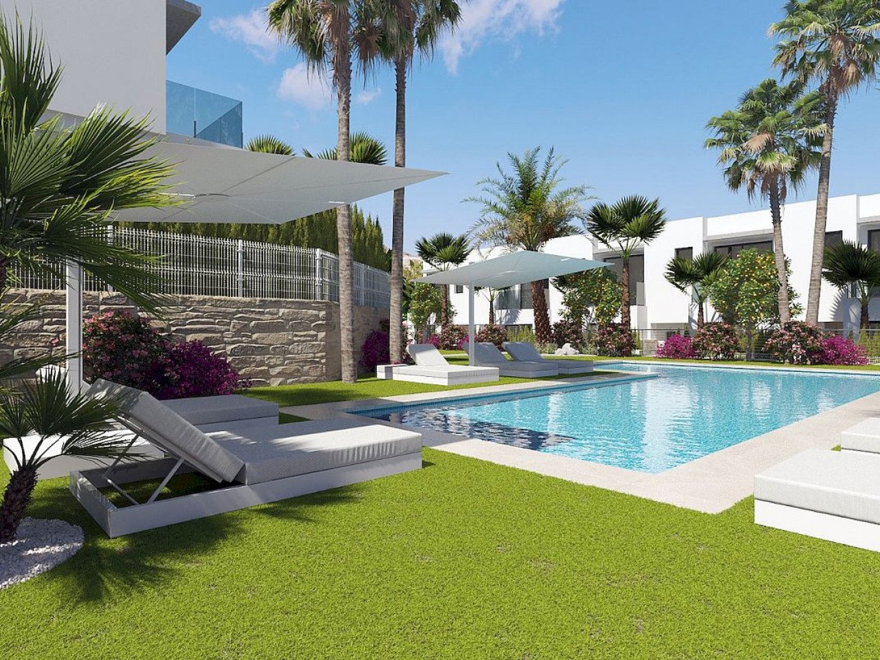 Neubau-Stadthaus in der exklusiven Urbanisation Sierra Cortina