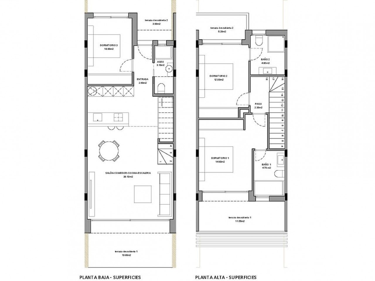 Neubau-Stadthaus in der exklusiven Urbanisation Sierra Cortina