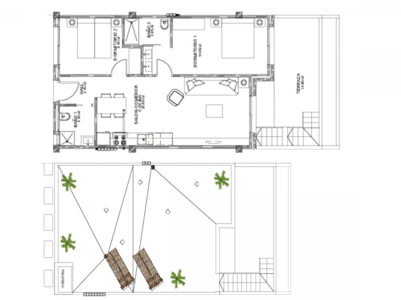 Modernes Neubau-Penthouse - große Terrasse - möbliert!