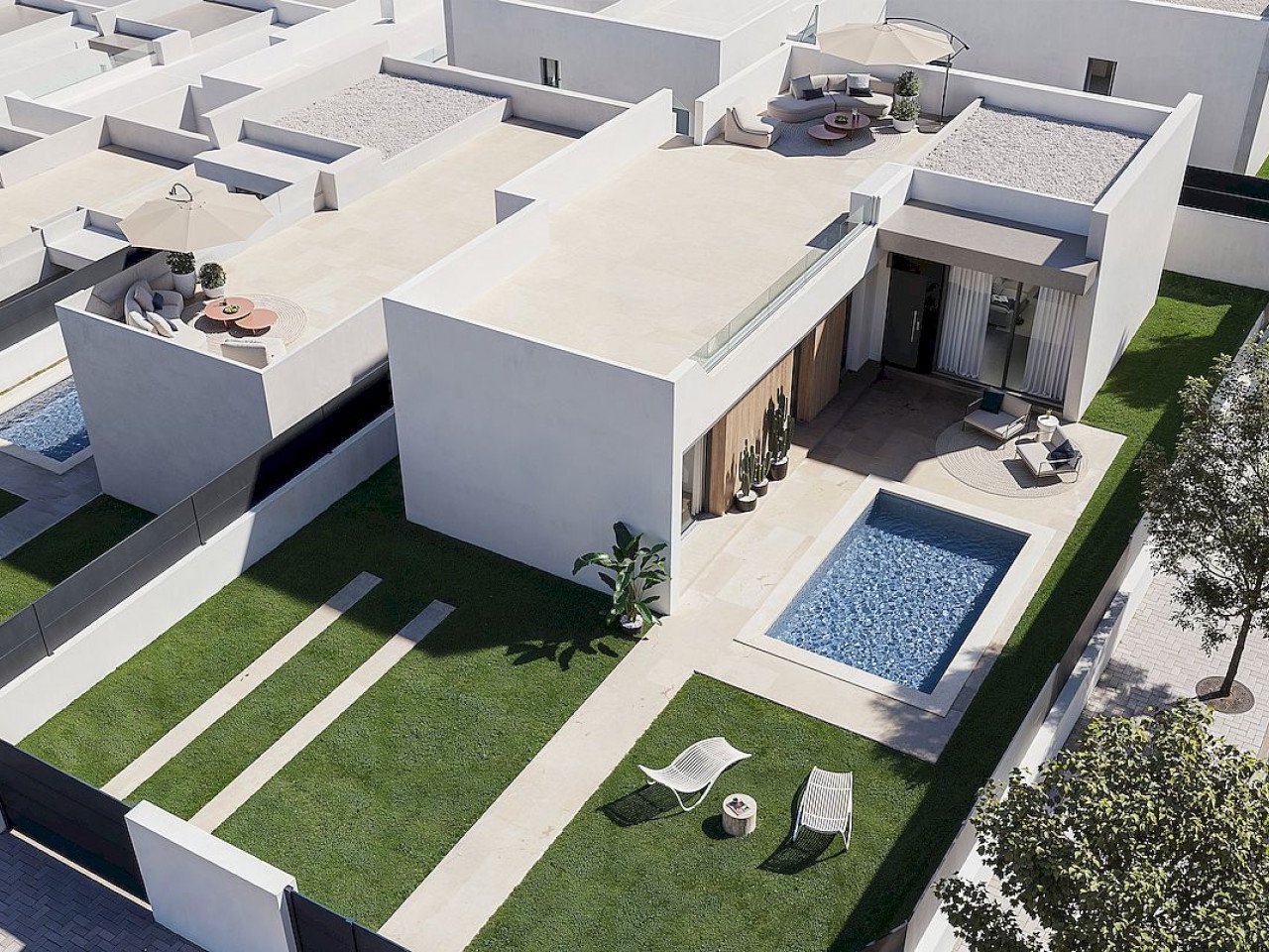 Villas de la Sal is a residential complex of one level three-bedroom villas, offering modern and elegant lines, located in the popular village of S...