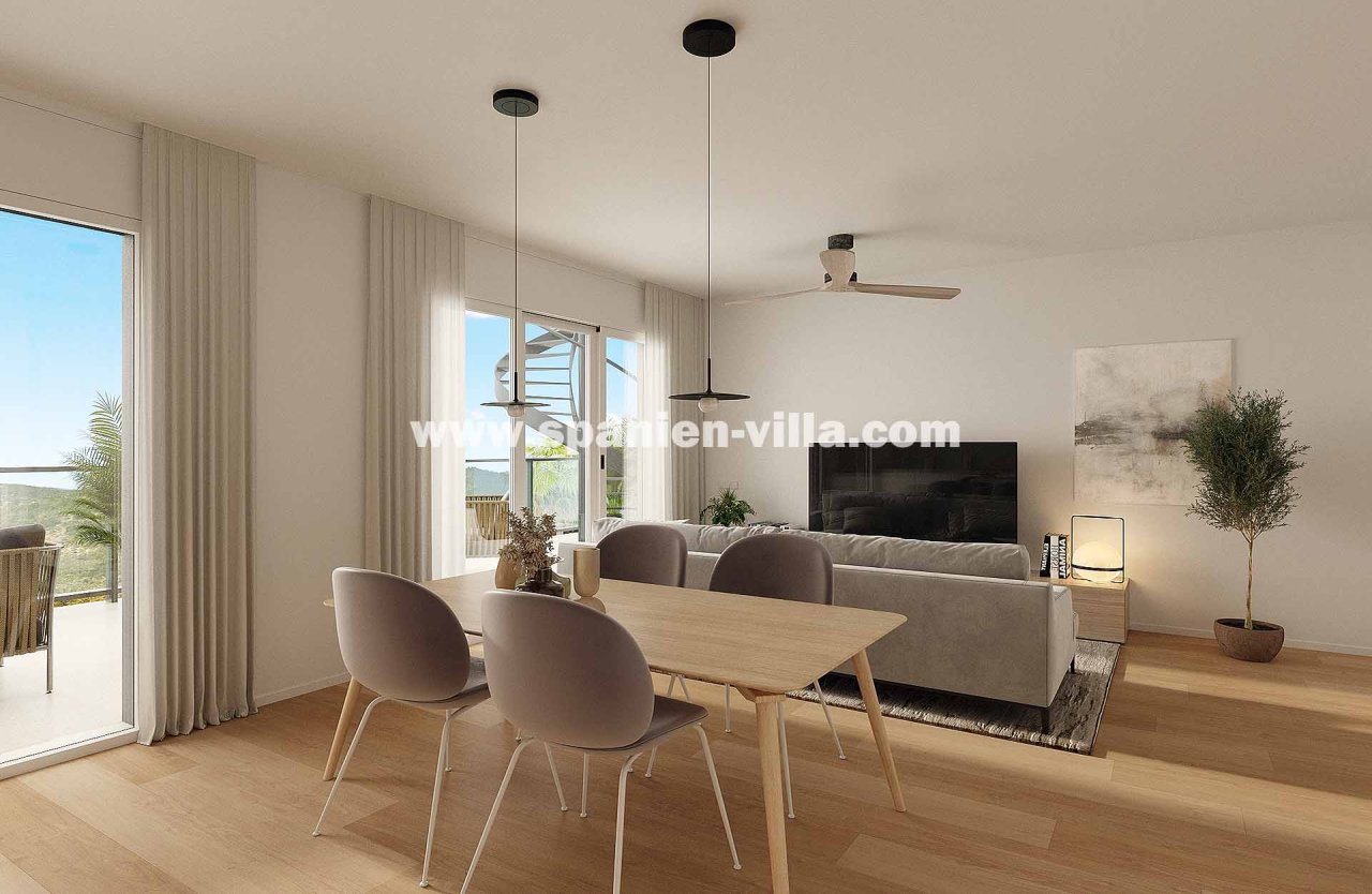 Neubau - Moderne Einzel-Villen- Ruhige Panoramalage 10 Min. zum Meer